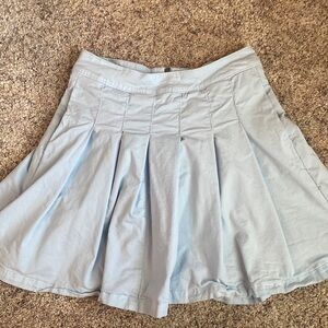AE pleated blue skirt with zipper in back.  Size 00